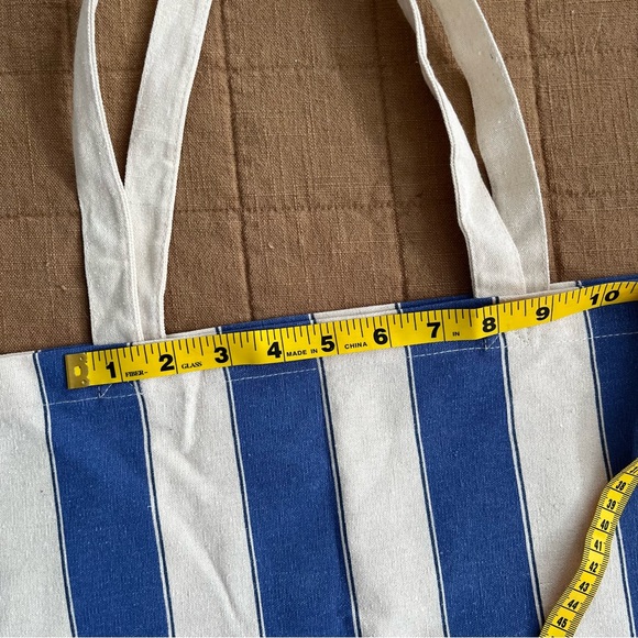 Sezane Striped Tote Bag - Picture 8 of 11